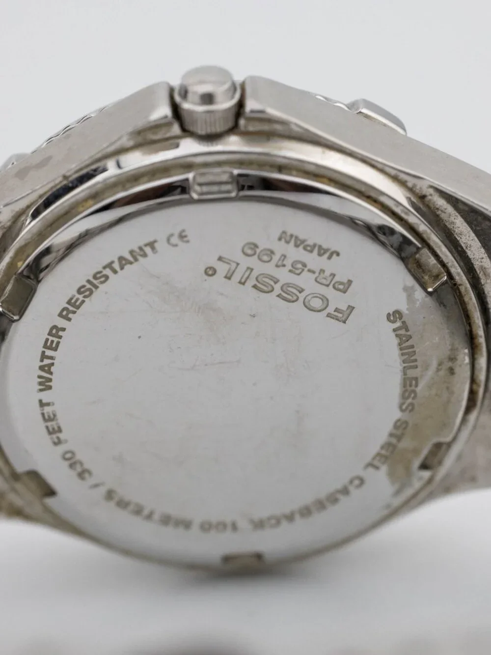FOSSIL PR-5199 Dive Style Bezel Quartz Analog Men's Watch Fresh Battery